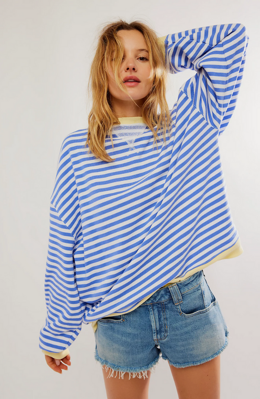 Helena | Schicker und bequemer Damenpullover mit Streifen
