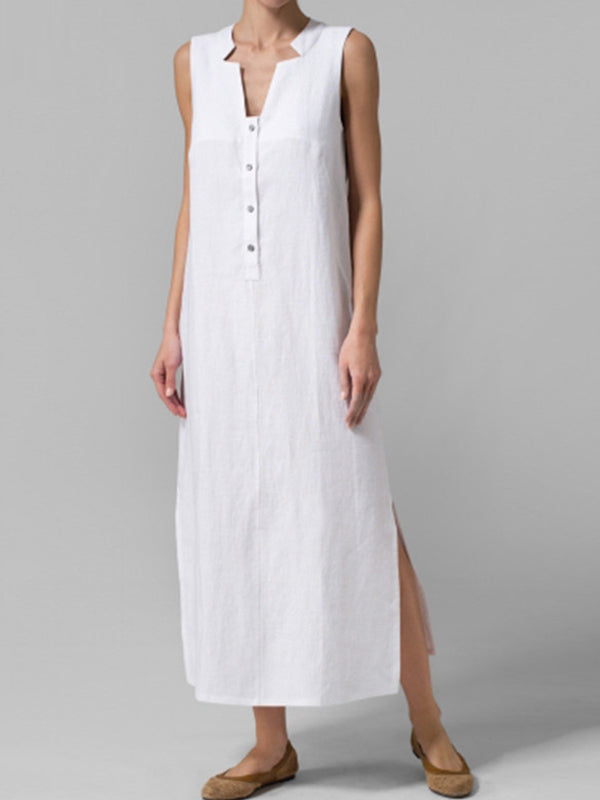 Blakely - Maxikleid mit Knöpfen und gleitender Passform