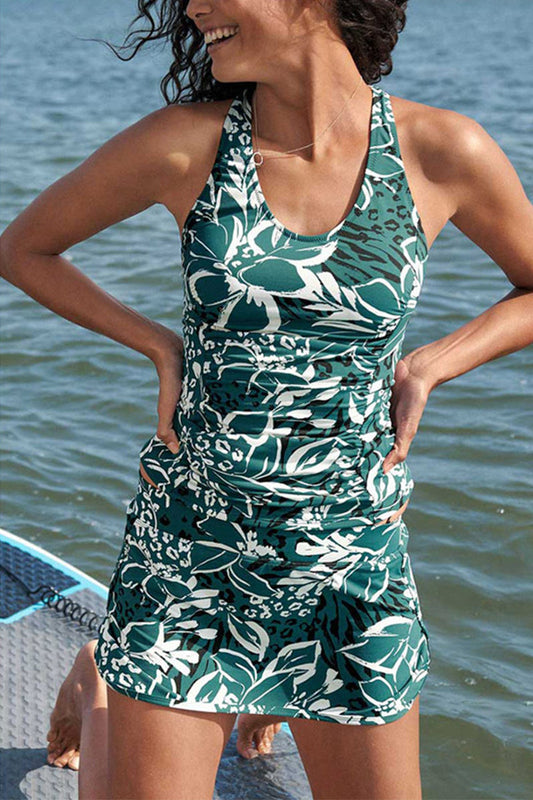 Alexis - Grünes Tankini-Set