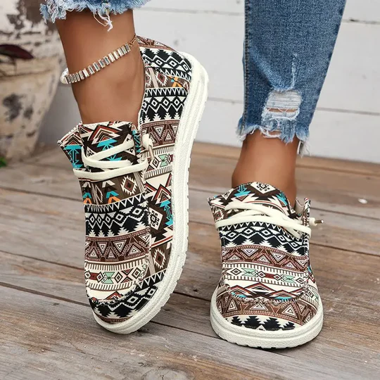 Canvas Slip-On Casual Damen