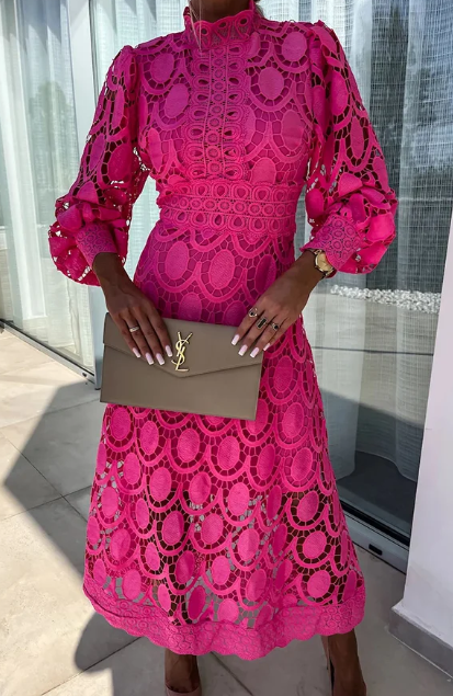 Liah - Romantisches, sinnliches und elegantes Midikleid