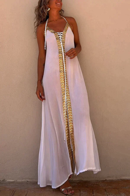 Kaz - Langes Sommerkleid im trendigen Stil