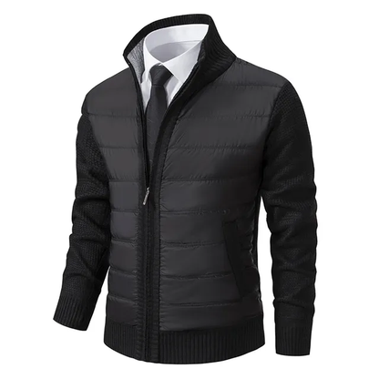 Klassische und originelle Strickjacke