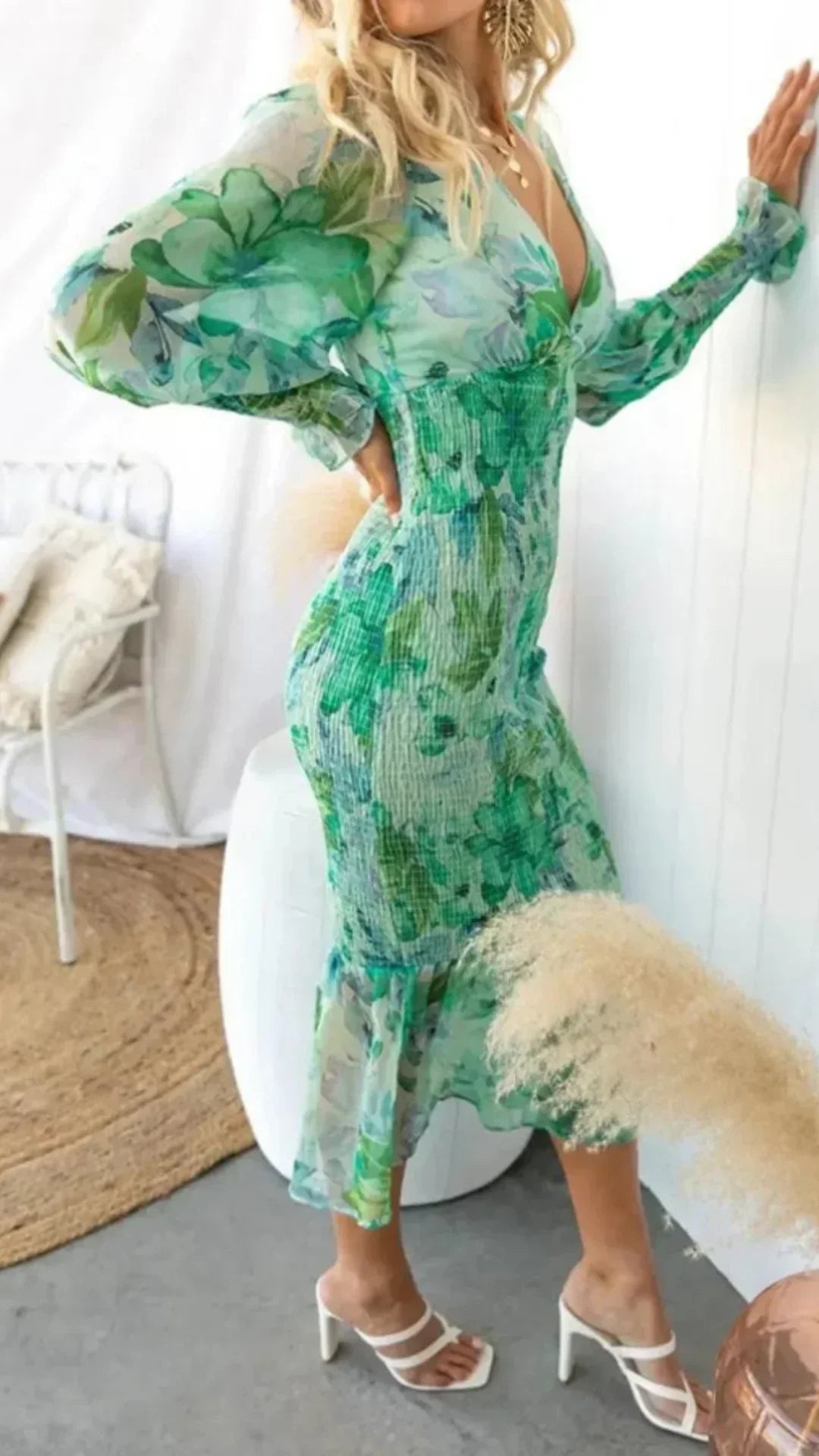 Rosabelle - Kleid mit Blumendruck
