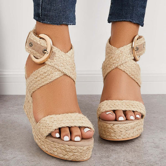 Delia - Rutschfeste Sommersandalen mit hohen Absätzen