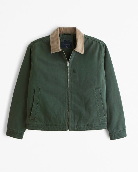 Kurze Arbeitsjacke mit Reißverschluss