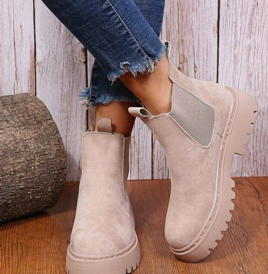 Graceza - Wildlederstiefeletten mit robuster Sohle für Frauen