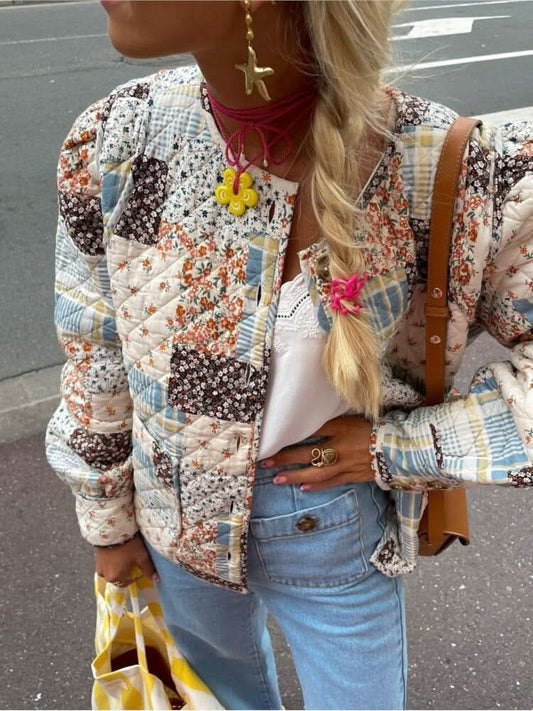 Vintage-inspirierte Baumwolljacke – modisch und komfortabel für Damen