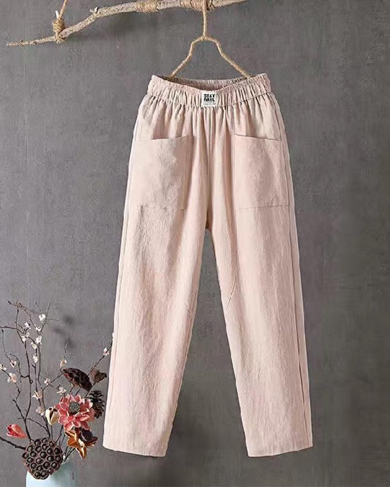 Alannah - Hose aus Halbleinen