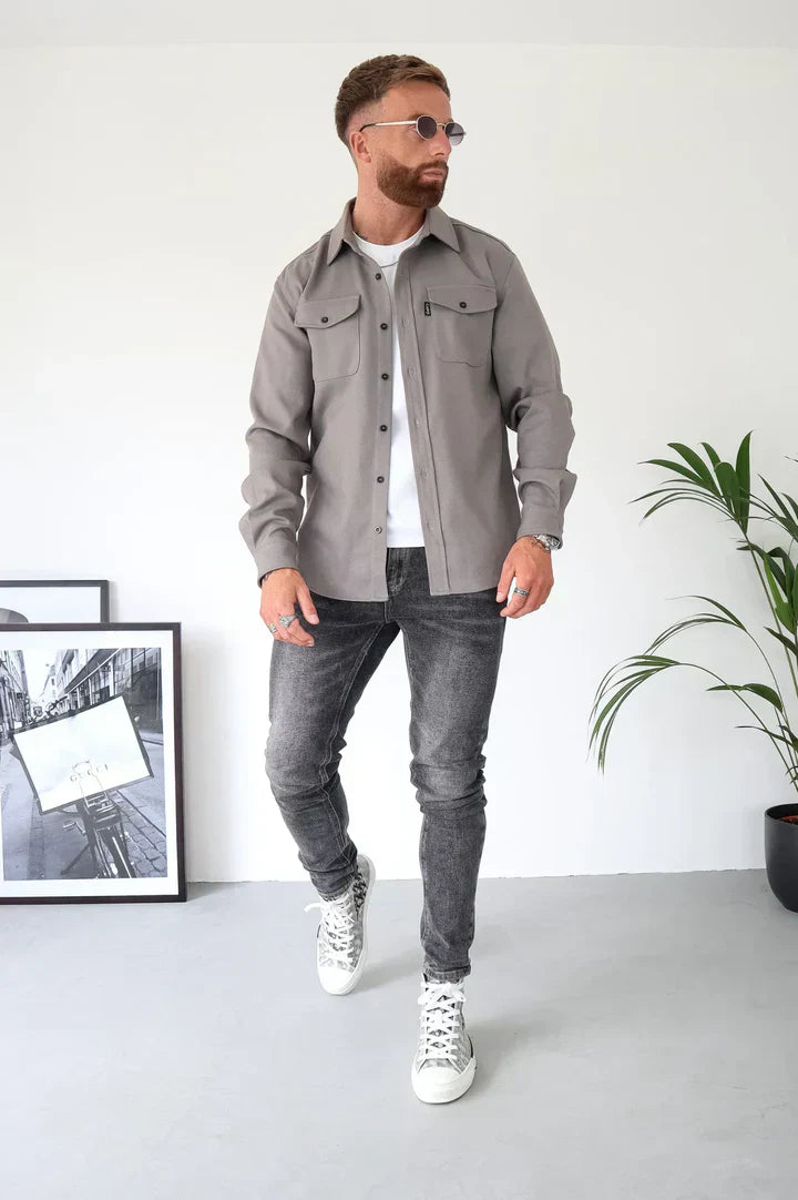Adam - Hemdjacke mit Knopfverschluss