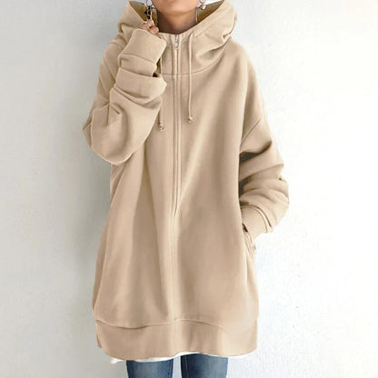 Winnie - Kuscheliger Long Hoodie für Frauen