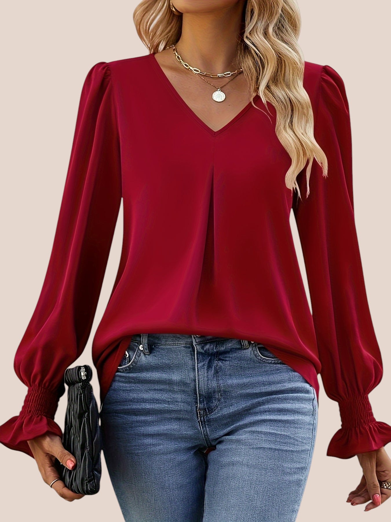 Hlena™ | Elegante Herbstbluse
