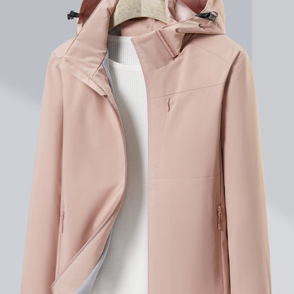 Evelien | Wind- und wasserdichte Outdoor-Jacke mit Polarfleece-Futter und Kapuze
