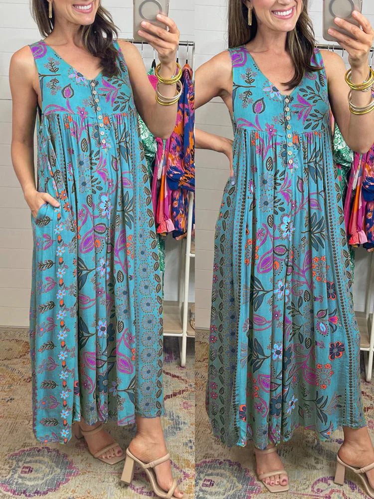 Camille - Jumpsuit mit Blumenmuster