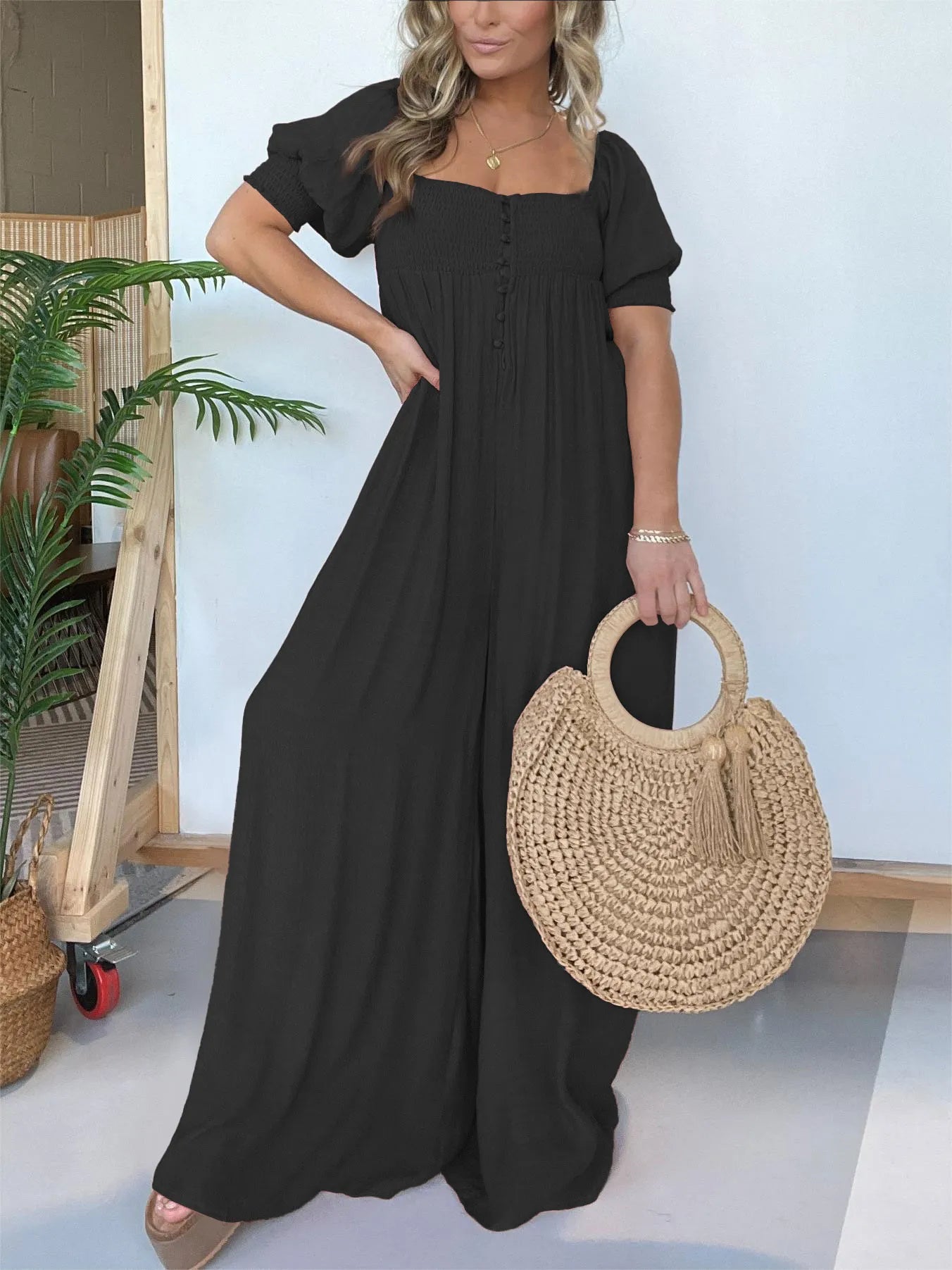 Amandine - Bequeme weite Overalls