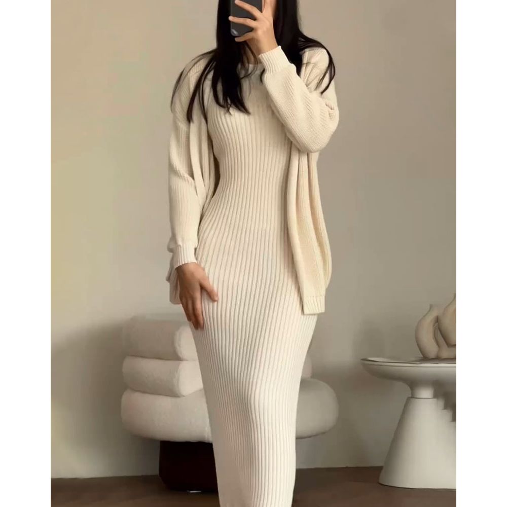 2 Stück Set - Casual - Baumwolle, Slim Fit - Ideal für Frühling, Herbst, Winter