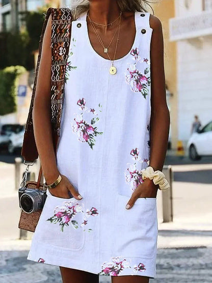 Sommerkleid mit Knöpfen
