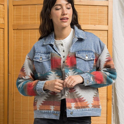 Jolie Aztec-Jacke | Vintage und aufmunternd