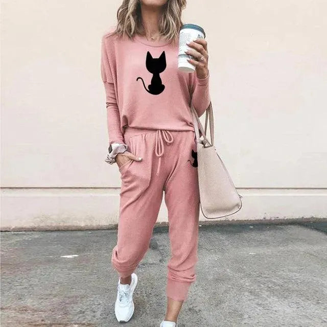 Graphic Print Hausanzug für Frauen