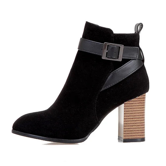 Lässige Stiefeletten mit Reißverschluss - Giselle