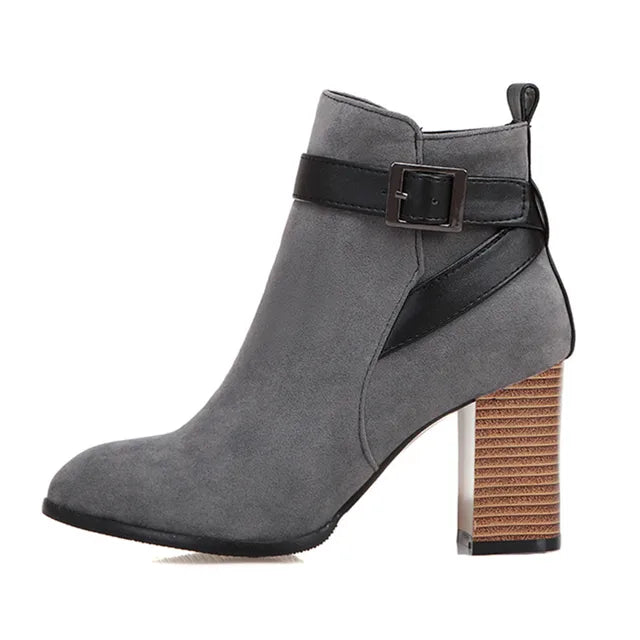 Lässige Stiefeletten mit Reißverschluss - Giselle