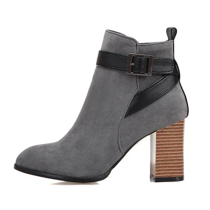 Lässige Stiefeletten mit Reißverschluss - Giselle