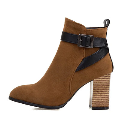Lässige Stiefeletten mit Reißverschluss - Giselle