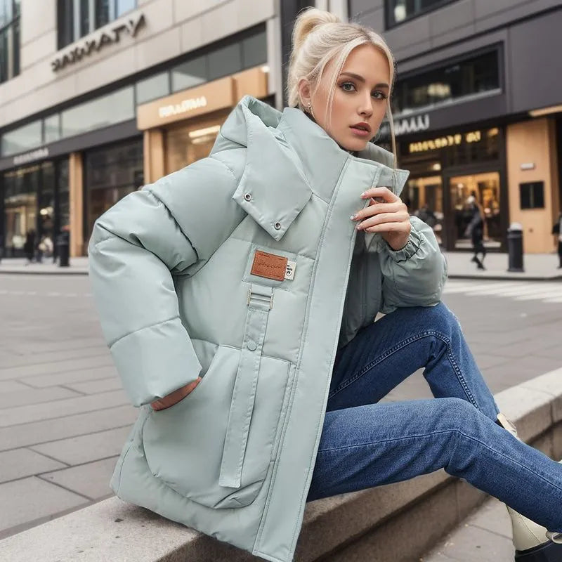 Catharina - Damen-Pufferjacke mit Kapuze