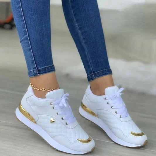 Damen Turnschuhe Schnürschuhe