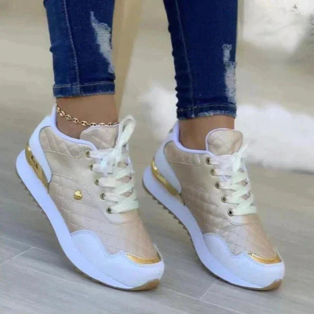 Damen Turnschuhe Schnürschuhe