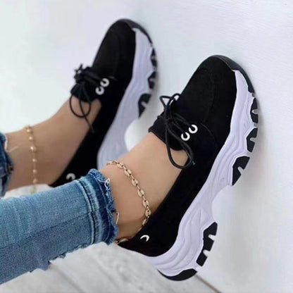 Damen Casual Walking Sneaker Orthopädische Fußgewölbestütze