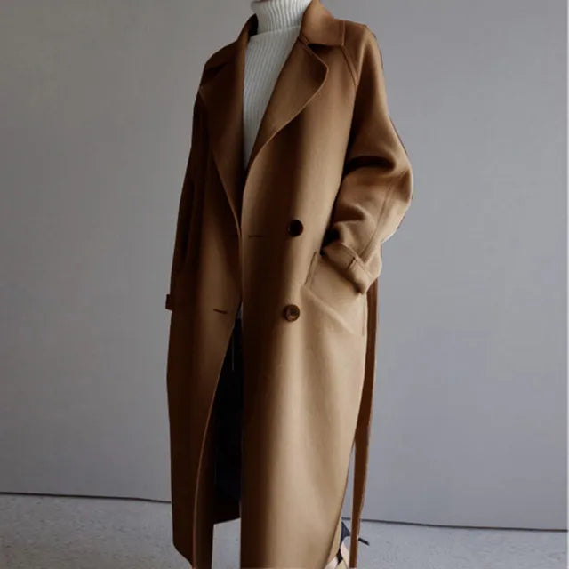 Herbst-/Wintermantel aus Wolle für Damen