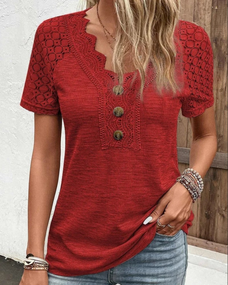 Armida - Spitzen-T-Shirt