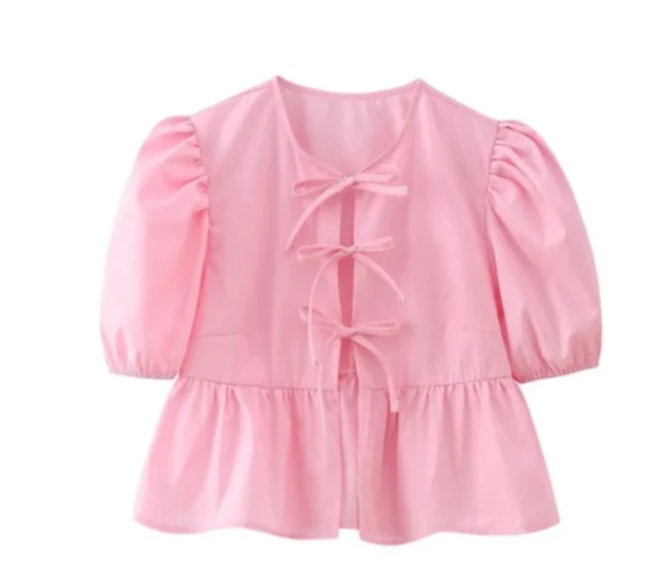Popeline-Bluse