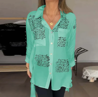 Helena - Elegante und bequeme Knopfbluse