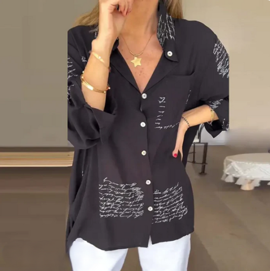 Helena - Elegante und bequeme Knopfbluse