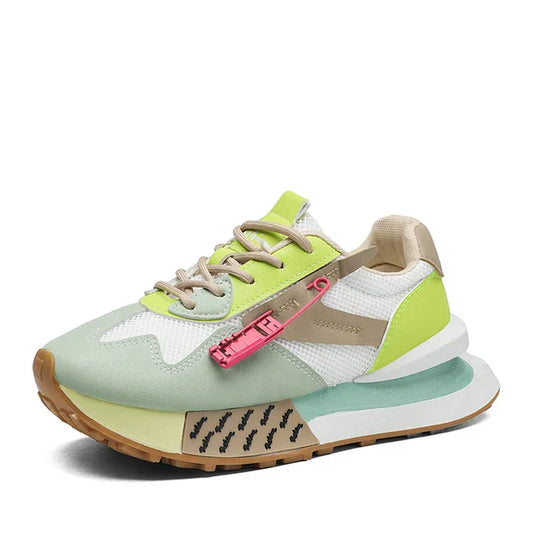 Glänzende Frauenturnschuhe beste klobige Schuhe für Frauen
