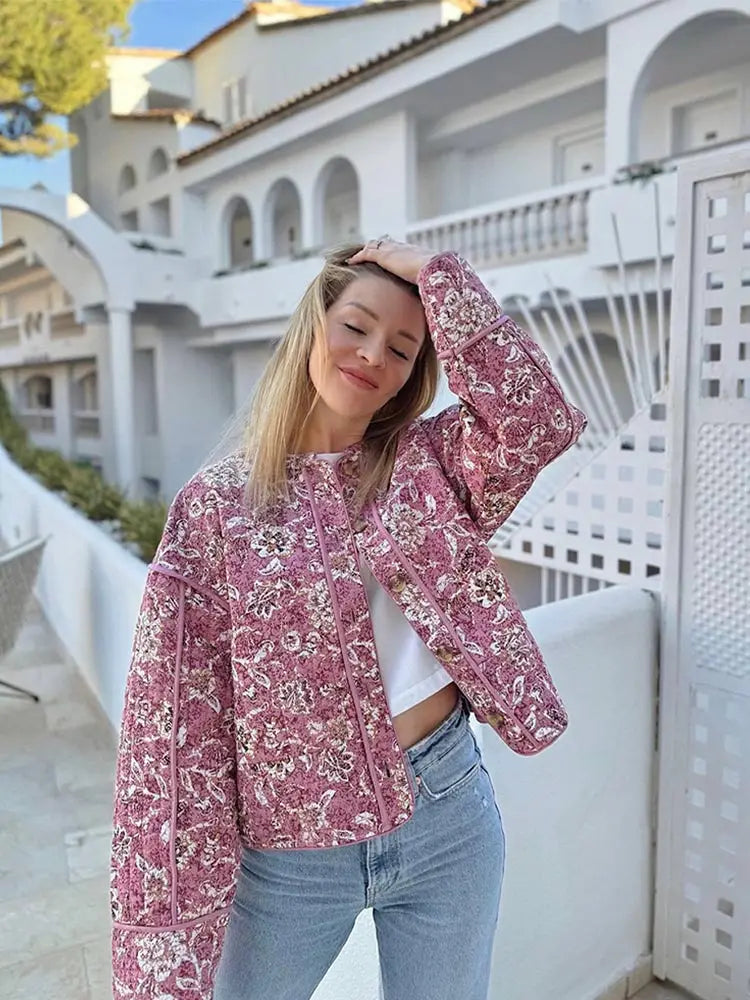 Marishka - Hübsche geblümte Jacke für Damen