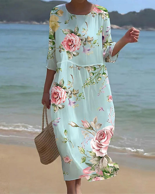 Julia® | Elegantes geblümtes Kleid