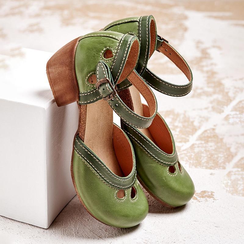 Yolanda® | Bequeme Sandalen mit niedrigem Absatz