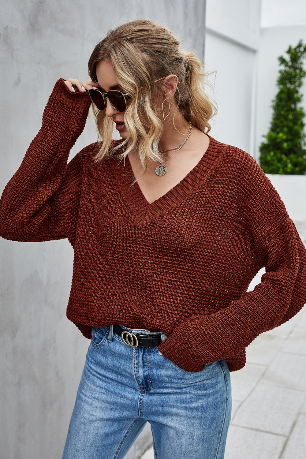 Nore | Vielseitige Strickbluse