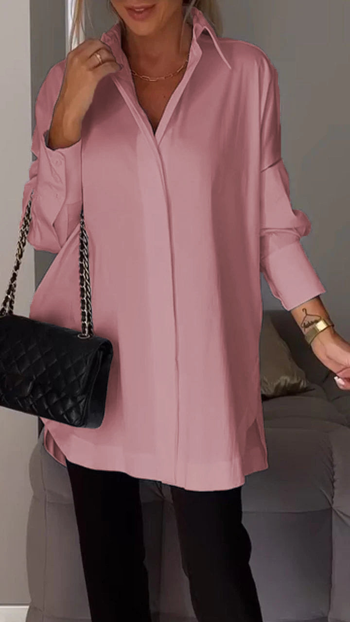 Bettina - Chique-Bluse aus Chiffon in Übergröße