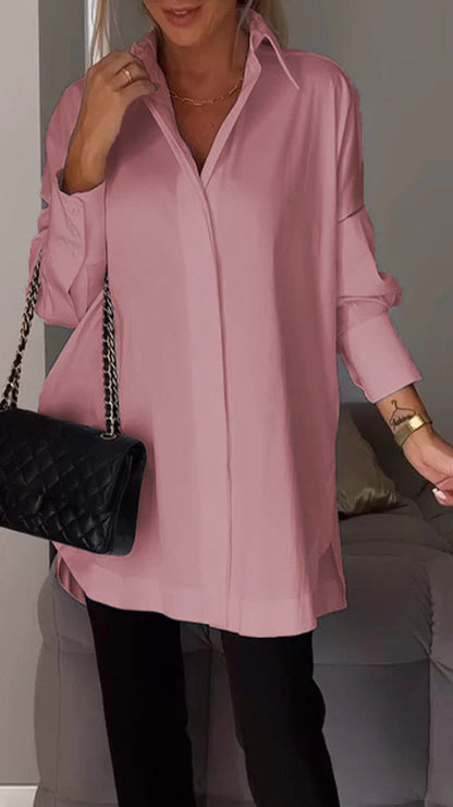Bettina - Chique-Bluse aus Chiffon in Übergröße
