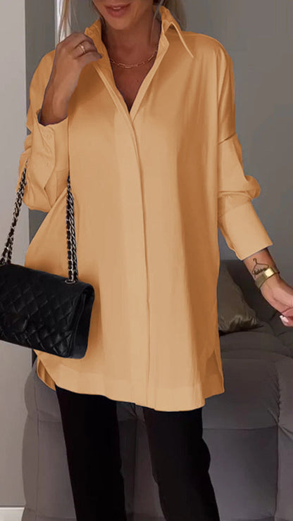 Bettina - Chique-Bluse aus Chiffon in Übergröße