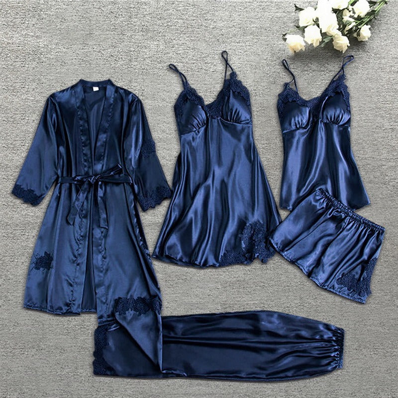 Isla - Luxuriöses Satin-Pyjama-Set für Frauen