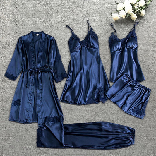 Isla - Luxuriöses Satin-Pyjama-Set für Frauen