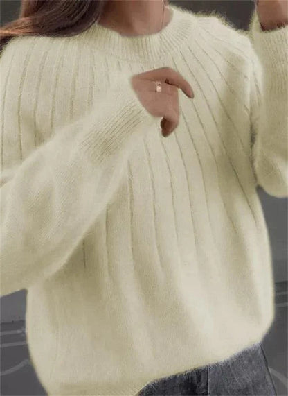 Winifred - Flauschiger Strickpullover