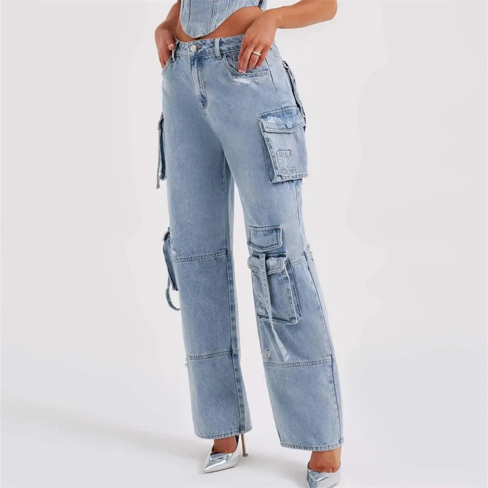 Olivia | Denim Korsett Set | Tough & Elegant | Authentic Denim