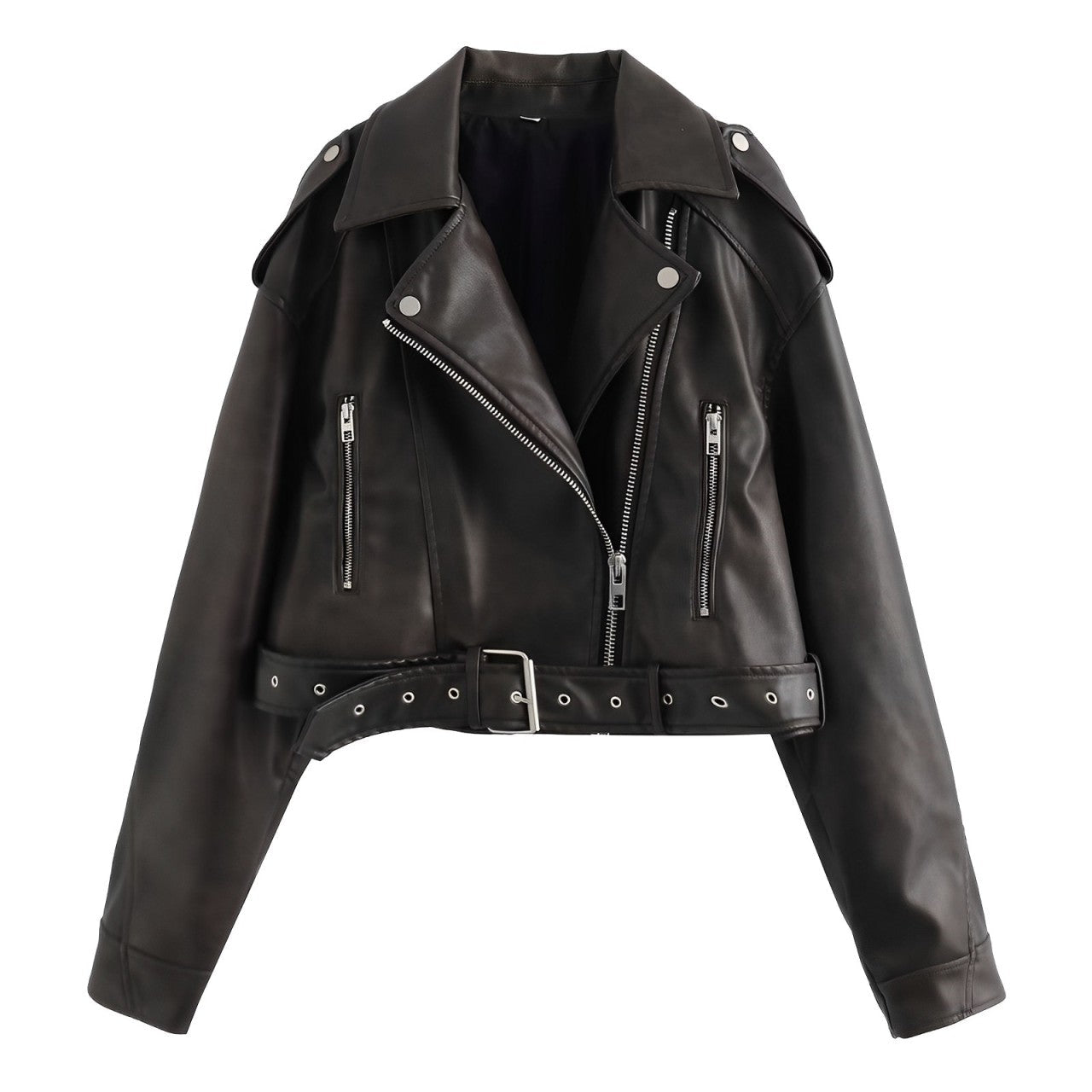 Vintage Baggy Lederjacke