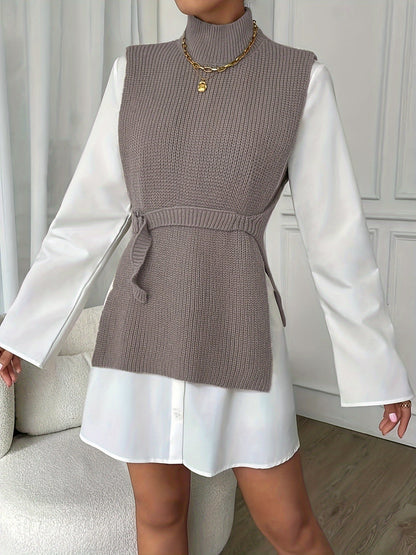Anika - Elegante ärmellose Strickweste für Frauen